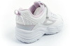 Fila Skye V Kinder-Sportschuhe mit Klettverschluss für Mädchen, Weiß