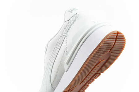 Puma ST Runner v4 Herren-Sneaker aus weißem Leder