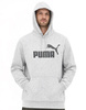 Puma Herren-Kapuzenpullover aus grauer Baumwolle mit Kängurutasche