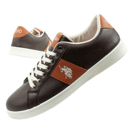 U.S. Polo Assn. Herren-Sneaker, modisch, braun, bequem