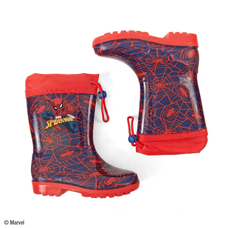 Perletti Spiderman Kinder-Gummistiefel [98073], rot.
