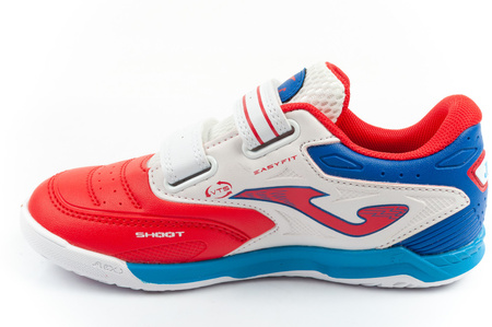 Joma Cancha JR 2606 Kinder-Sportschuhe, Hallenfußballschuhe mit Klettverschluss