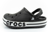 Crocs Bayaband Clog-Sandalen für Kinder, Schwarz, bequem und leicht