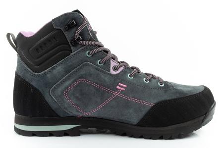 CMP Alcor Damen-Wanderschuhe aus Leder, robust, wasserdicht, knöchelhoch, Grau