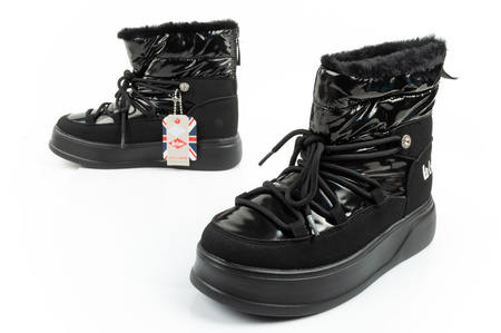 Lee Cooper Damen Winter-Wanderschuhe mit isoliertem Lackleder