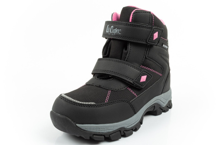 Lee Cooper Kinder-Winterstiefel, wasserdicht und isoliert, Schwarz