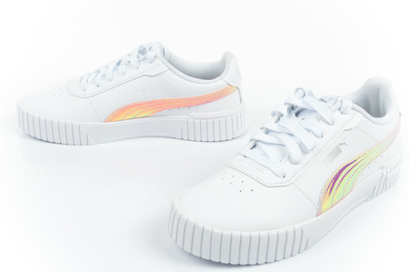 Puma Carina 2.0 Holo Damenschuhe [387985 01], weiß.