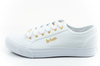 Lee Cooper Damen-Sneaker, modisches Weiß, bequem