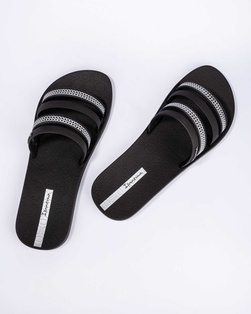 Ipanema Damen-Flip-Flops aus Mesh, modisch und bequem, Schwarz