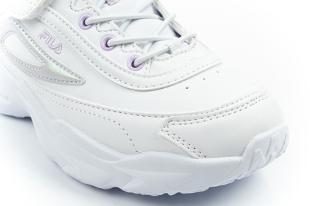 Fila Skye V Kinder-Sportschuhe mit Klettverschluss für Mädchen, Weiß