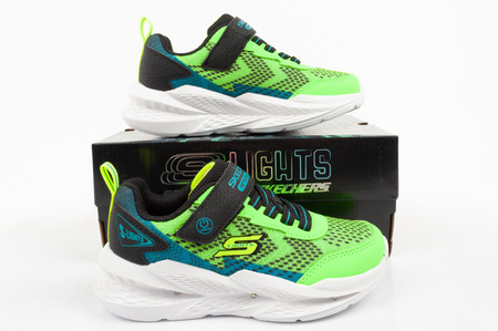 Skechers Meteor-Lights LED-Kindersneaker für Jungen mit Klettverschluss