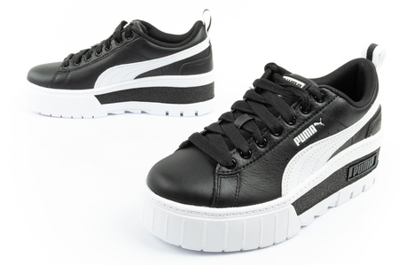 Puma Mayze Damen Sportschuhe Plateau Sneaker Schwarz-Weiß Modisch