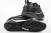 Fila Herren-Sportschuhe Casim schwarze Sneaker aus Leder bequem