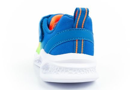 Skechers S Lights Kinder Sportschuhe Jungen leichte bequeme LED blau