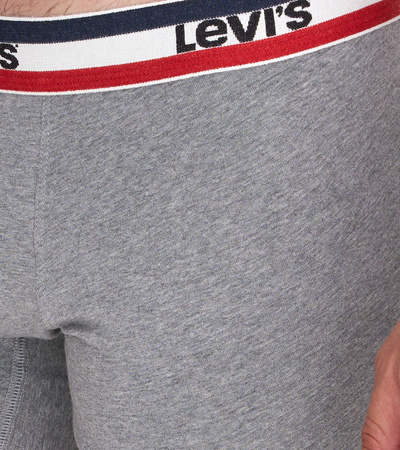 Levi's Boxershorts 5er-Pack Boxershorts Herren Schwarz Grau Baumwolle Mode
