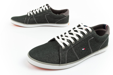 Tommy Hilfiger Herren Sportschuhe Sneakers modisch bequem schwarz [FM56820900 070]