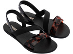 Ipanema Damen-Sandalen „Vibrant Sandal Fem“, modisch, bequem, Schwarz, Braun