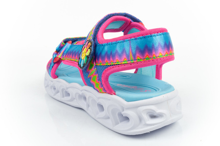 Skechers Kindersandalen [302675L/MLT] LED-Schuhe, mehrfarbig.