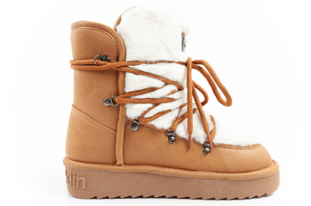 D. Franklin Damen Winterstiefel, modisches Fellfutter, High-Top