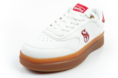 Skechers Courtside-Cali Dudez Herren-Sneaker in Weiß mit Snoop-Dogg-Design