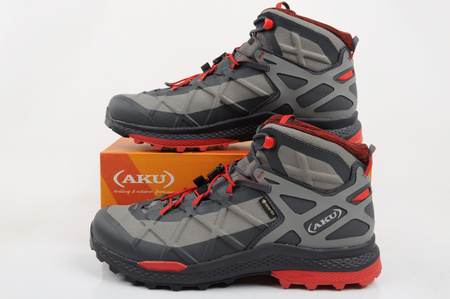 Aku Herren-Trekkingstiefel Rocket Gore-Tex, Grau/Rot