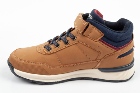 Levi's Sierra High-Top Kinderschuhe, Braun, Klettverschluss
