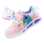 Leomil Stitch Kinder-Sportschuhe – Leichte Sneaker mit Klettverschluss und LED-Beleuchtung