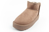 D. Franklin Damen-Winterstiefel, modische, pelzgefütterte, isolierte Stiefeletten in Braun