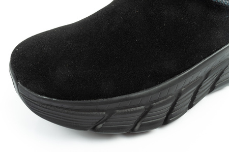 Skechers Damen-Winterstiefel – Isolierte Lederstiefeletten