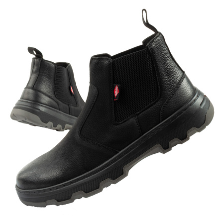 Lee Cooper Herren Chelsea Boots, elegante Lederstiefeletten