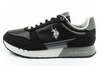 U.S. Polo Assn Sportschuhe Herren Sneakers modisch bequem Schwarz