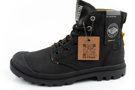 Palladium Pampa Surplus Herren-High-Top-Sneaker in Schwarz