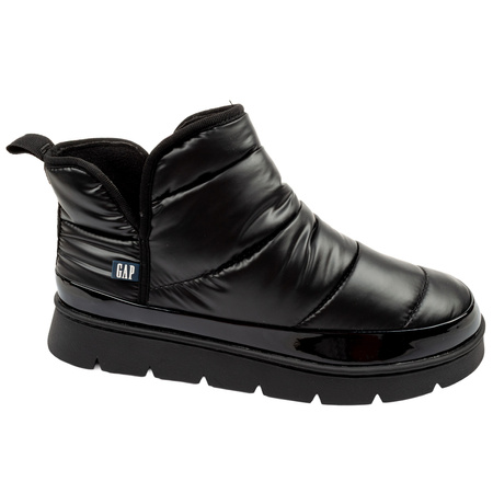 GAP Damen-Stiefeletten Alabama, Schwarz, zum Hineinschlüpfen