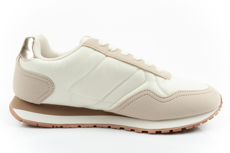 U.S. Polo Assn. Damen-Sneaker, modisch, bequem, Ecru