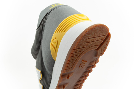 New Balance 515 Herren-Sneaker, modisch, bequem, Grau/Gelb