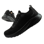 Skechers Bobs Squad Chaos Herren-Sneaker, leicht, schwarz