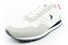 U.S. Polo Assn. Herren-Sneaker, modisch, bequem, weiß