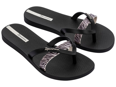 Ipanema Kirei Damen-Flip-Flops, modisch und bequem, Schwarz – perfekt für den Strand