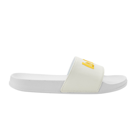 Lee Cooper Damen-Sneaker, Slipper, bequem, leicht, weiß, gelb