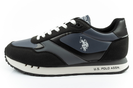 U.S. Polo Assn. Herren-Sneaker, modisch und bequem, Grau