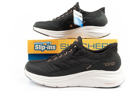 Skechers Contour Damen-Sneaker mit gestepptem Slip-In
