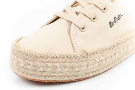 Lee Cooper Damen Espadrille Sneaker [LCW-25-44-3215L] Plateau, beige.