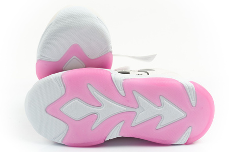 Leomil Kinder-Sportschuhe und Sneaker Minnie Mouse mit LED-Klettverschluss