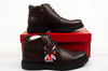 Elegante Herren-Ankle-Boots aus braunem Leder von Lee Cooper
