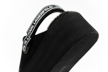 Karl Lagerfeld Thermoschuhe isolierte Slipper Pantoletten mit Fell [KL48502 50X]