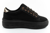 Lee Cooper Damen-Sneaker, modisches Schwarz, bequem