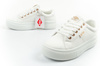 Lee Cooper Damen-Sneaker – Modisch und bequem, Weiß