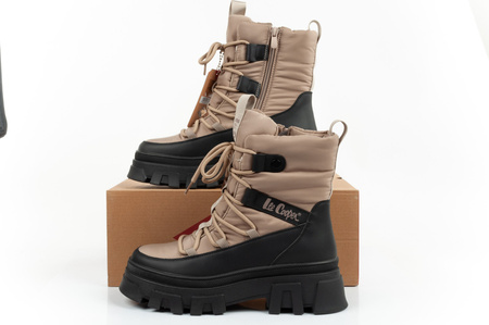 Lee Cooper Damen-Schneestiefel [LCJ-24-47-3143L], Beige.