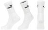 Puma Crew [7308 300] 3er-Pack weiße lange Socken.