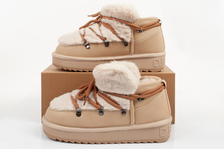 D.Franklin Damen-Winterschuhe [DFSH370011-BEIG], Beige.
